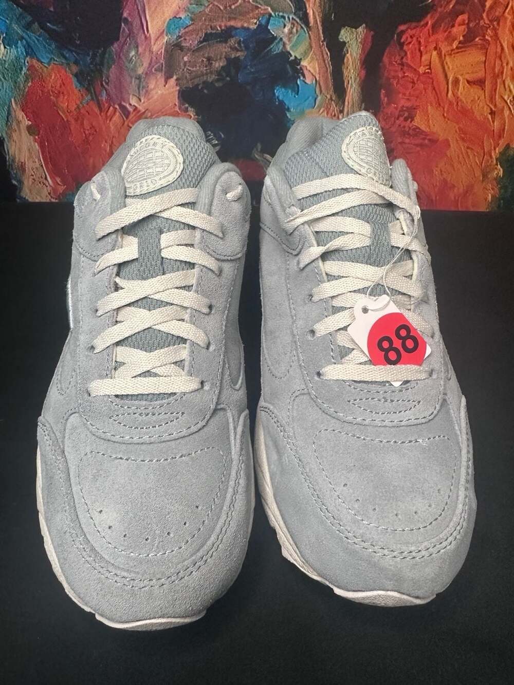 No.88 Saucony Grid 5211-2 Wide Grey Suede Running Shoes
